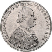 ½ Thaler - Clemens Wenzel of Sachsen ½ Konventionstaler obverse image