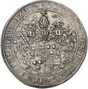1 Thaler - Lothair of Metternich, Germany, 1616-1617 reverse image