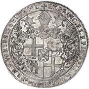 1 Thaler - John Hugo of Orsbeck, Germany, 1681 reverse image