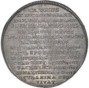 1 Thaler - Charles Joseph of Lorraine Death of the Archbishop, Germany, 1715 reverse image