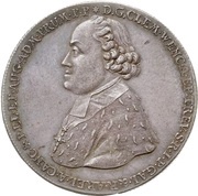 1 Thaler - Clemens Wenzel of Sachsen Konventionstaler obverse image