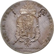1 Thaler - Clemens Wenzel of Sachsen Konventionstaler, Germany, 1769 reverse image