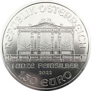 1½ Euro Vienna Philharmonic obverse image