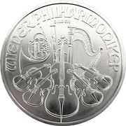 1½ Euro Vienna Philharmonic, Austria, 2008-2024 reverse image