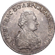 1 Thaler - Clemens Wenzel of Sachsen Konventionstaler obverse image