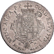 1 Thaler - Clemens Wenzel of Sachsen Konventionstaler, Germany, 1771 reverse image