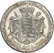1 Thaler - Clemens Wenzel of Sachsen, Germany, 1794 reverse image
