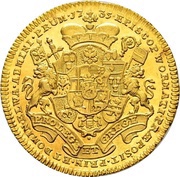 2 Ducats - Francis George of Schönborn, Germany, 1735 reverse image
