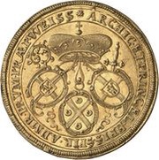 10 Ducats - John Hugo of Orsbeck, Germany, 1711 reverse image