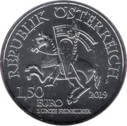 1½ Euro Vienna Mint - Robin Hood obverse image