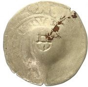 1 Prague Groschen Counterstamped, Germany, 1398-1419 reverse image