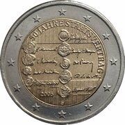 2 Euros Austrian State Treaty obverse image