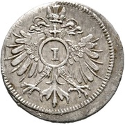 1 Kreuzer, Germany, 1624 reverse image