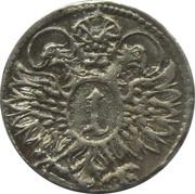 1 Kreuzer, Germany, 1695-1702 reverse image