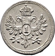 1 Kreuzer, Germany, 1767-1768 reverse image