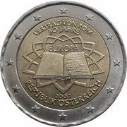 2 Euros Treaty of Rome obverse image