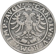 ½ Thaler, Germany, 1546-1548 reverse image