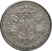 ½ Regimentsthaler, Germany, 1622 reverse image