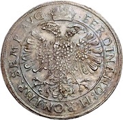 1 Thaler, Germany, 1635 reverse image