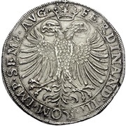 1 Thaler, Germany, 1637-1640 reverse image