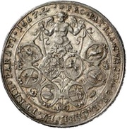 1 Regimentstaler, Germany, 1667 reverse image