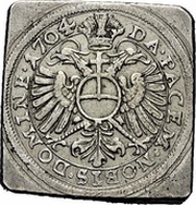 1 Guldenthaler Siege coinage, Germany, 1704 reverse image