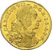 1 Ducat, Germany, 1742 reverse image