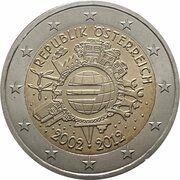 2 Euros 10 Years of Euros Cash obverse image