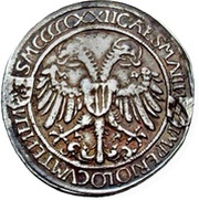 ½ Guldiner - Frederick II, Germany, 1522 reverse image