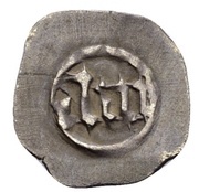 1 Pfennig "Schwarzpfennig" - Louis III, John of Neumarkt and Otto I of Pfalz-Mosbach, Germany, 1443-1460 reverse image