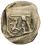 1 Pfennig "Schwarzpfennig" - Louis III, John of Neumarkt and Otto I of Pfalz-Mosbach obverse image