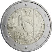 2 Euros Republic of Austria obverse image