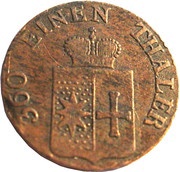 1 Pfennig - George Frederick Henry obverse image
