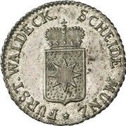 1 Pfenning - Frederick Charles August Silver pattern strike obverse image