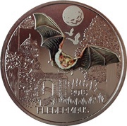 3 Euros Bat, Austria, 2016 reverse image