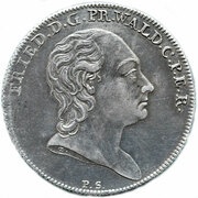 1 Konventionstaler - Frederick obverse image