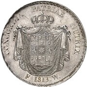 1 Kronenthaler - George, Germany, 1813 reverse image
