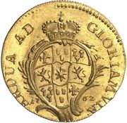1 Ducat - Charles August Frederick, Germany, 1762 reverse image