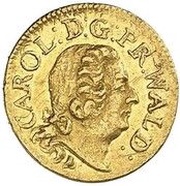¼ Ducat - Charles August Frederick obverse image