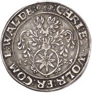 1 Thaler - Christian and Wolrad IV obverse image