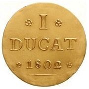 1 Ducat - John Louis, Germany, 1802 reverse image
