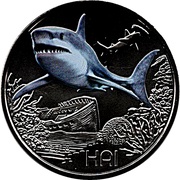3 Euros Shark, Austria, 2018 reverse image