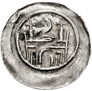 Denier - Frederick I, Germany, 1152-1190 reverse image