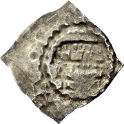 Denier "Vierzipfeliger Pfennig" - Frederick I, Germany, 1170-1180 reverse image