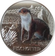 3 Euros Otter, Austria, 2019 reverse image