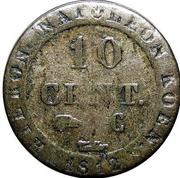10 Centimes - Jérôme Bonaparte reverse image