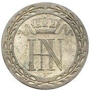 20 Centimes - Jérôme Bonaparte Pattern obverse image