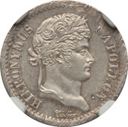½ Frank - Jérôme Bonaparte obverse image