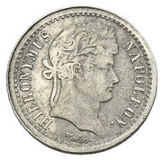 ½ Frank - Jérôme Bonaparte Nickel pattern obverse image