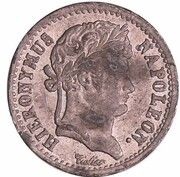 ½ Frank - Jérôme Bonaparte Tin pattern obverse image